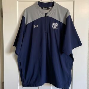 Under Armour Baseball 1/4 Zip Short Sleeve Pull-Over